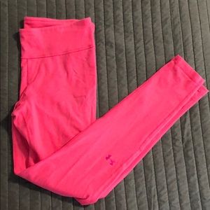 Hot pink Under Armour Leggings